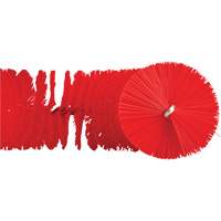 Brosse recourb&eacute;e, Soies Moyen/Ferme, Longueur de 15-1/2", Rouge OSI Industrial Sales