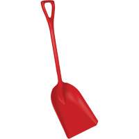 Pelle en un seul morceau pour la transformation des aliments, Lame 14" x 17", Longueur de 42-1/2", Plastique, Rouge OSI Industrial Sales