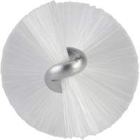 Brosse, Soies Moyen, Longueur de 20", Blanc OSI Industrial Sales