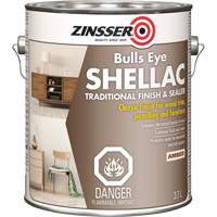 Zinsser&reg; Bulls Eye&reg; Shellac Sealer, Amber, 3.7 L OSI Industrial Sales