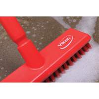 Brosse lave-pont aliment&eacute;e en eau, Crins Extra-ferme, 10-3/4", Polyester, Vert OSI Industrial Sales
