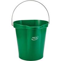 Food Hygiene Bucket, Green, 3 US gal. OSI Industrial Sales