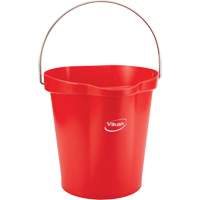 Seau pour l'hygi&egrave;ne des aliments, Rouge, 3 gal. US OSI Industrial Sales