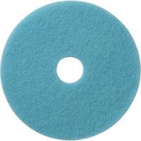 Luster Lite Floor Pads, 19", Burnishing, Light Blue OSI Industrial Sales