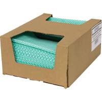 Chiffons de choix pour comptoir SaniWorks, Vert/Blanc OSI Industrial Sales