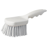Short Handle Pot Brush, 9" L, Polypropylene Bristles, White OSI Industrial Sales