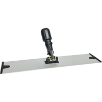 Support de vadrouille &agrave; &eacute;pousseter en microfibres &agrave; boucles et crochets, 18", Aluminium OSI Industrial Sales