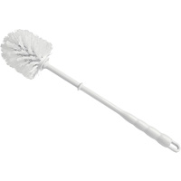Brosse &agrave; cuvettes, 15-1/2" l, Soies Polypropyl&egrave;ne, Rouge/Blanc OSI Industrial Sales
