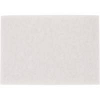 TopLine Speed Floor Pad, 14" x 20", Buffing/Cleaning/Polish, White OSI Industrial Sales
