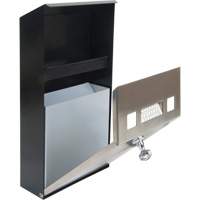 Smoking Receptacle, Wall-Mount, Stainless Steel, 1 Litre Capacity, 11-4/5" Height OSI Industrial Sales