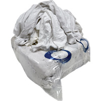 Wiping Rags, Cotton/Fleece, White, 25 lbs. OSI Industrial Sales