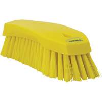 Large Angled Hand Brush, Stiff Bristles, 8" Long, Yellow OSI Industrial Sales