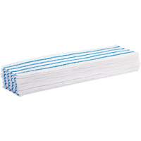 Tampon vadrouille jetable, Style Boucles et crochets, Microfibre, 18" lo x 4" la OSI Industrial Sales