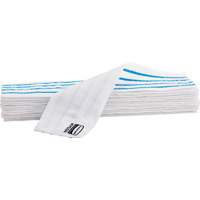 Tampon vadrouille jetable, Style Boucles et crochets, Microfibre, 18" lo x 4" la OSI Industrial Sales