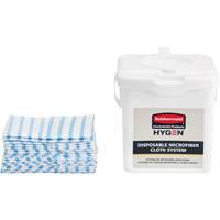 Seau de chargement pour chiffons microfibres, Blanc OSI Industrial Sales