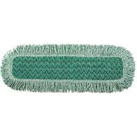 Hygen Fringed Dust Pad, Hook and Loop Style, Microfibre, 27-1/2" L x 9" W OSI Industrial Sales