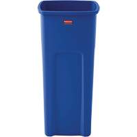 Conteneur de recyclage carr&eacute; Untouchable, Vrac, Plastique, 23 gal. US OSI Industrial Sales