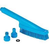 Waterfed Hand Brush, Stiff Bristles, 13" Long, Blue OSI Industrial Sales