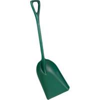 Pelle monobloc perceptible par d&eacute;tecteur de m&eacute;tal, Lame 13-3/4" x 17", Longueur de 42-1/2", Plastique, Vert OSI Industrial Sales