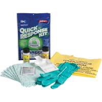 Hazwik&reg; Quick Response Spill Kit for Chemical Spills, Hazmat, Bag, 0.33 US gal. Absorbancy OSI Industrial Sales