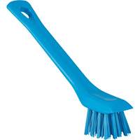Brush with Scraping Edge, Stiff Bristles, 6" Long, Blue OSI Industrial Sales