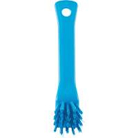 Brush with Scraping Edge, Stiff Bristles, 6" Long, Blue OSI Industrial Sales