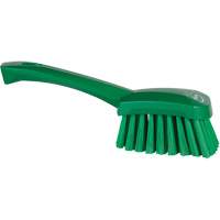 Short-Handled Washing Brush, Soft Bristles, 10-1/2" Long, Green OSI Industrial Sales
