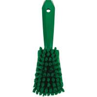 Short-Handled Washing Brush, Soft Bristles, 10-1/2" Long, Green OSI Industrial Sales