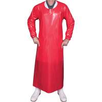 Top Dog 6 Mil. Gown, Large, Red, Polyurethane OSI Industrial Sales