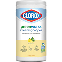 GreenWorks Cleaning Wipes, 75 Wipes OSI Industrial Sales