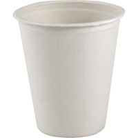Gobelet compostable &agrave; paroi unique pour boisson chaude, Papier, 8 oz, Blanc OSI Industrial Sales