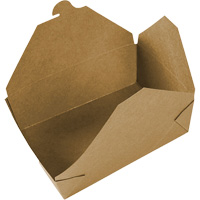 Kraft Take Out Food Containers, Corrugated, Rectangular OSI Industrial Sales