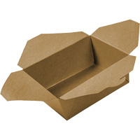 Kraft Take Out Food Containers, Corrugated, Rectangular OSI Industrial Sales