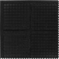 Tuile de centre modulaire Hog Heaven III Comfort, Ondul&eacute;, 3' x 3' x 3/4", Noir, Nitrile OSI Industrial Sales