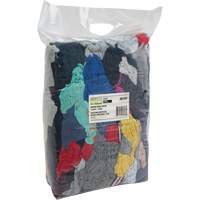 Recycled Material Wiping Rags, Cotton, Mix Colours, 10 lbs. OSI Industrial Sales