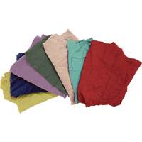 Recycled Material Wiping Rags, Fleece, Mix Colours, 25 lbs. OSI Industrial Sales