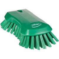 Hand Brush, Extra Stiff Bristles, 9-1/10" Long, Green OSI Industrial Sales