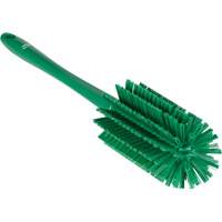Medium Brush with Handle, Stiff Bristles, 17" Long, Green OSI Industrial Sales