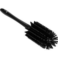 Brosse moyenne avec manche, Soies Ferme, Longueur de 17", Noir OSI Industrial Sales