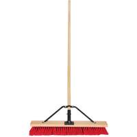 Balai-brosse &agrave; manche renforc&eacute;, 24", Moyen, Soies PVC OSI Industrial Sales