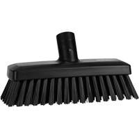 Compact Wall/Deck Broom, Stiff Bristles, 8-9/10", Polyester/Polypropylene, Black OSI Industrial Sales