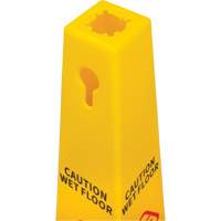 Wet Floor Safety Cone, Bilingual with Pictogram OSI Industrial Sales