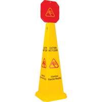 Wet Floor Safety Cone Topper, Pictogram OSI Industrial Sales