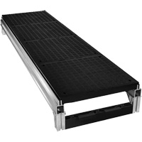 FOUNDATION Smooth Modular Aluminum Work Platform Kit, 18" W x 72" D, 400 lbs. Capacity, All-Welded OSI Industrial Sales