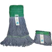 Wide-Band Mop Head, Antimicrobial/Floor Finishing/Specialty, Cotton/Rayon/Synthetic, Loop Style OSI Industrial Sales