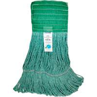 Wide-Band Mop Head, Antimicrobial/Floor Finishing/Specialty, Cotton/Rayon/Synthetic, Loop Style OSI Industrial Sales