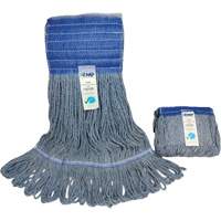 Wide-Band Mop Head, Antimicrobial/Floor Finishing/Specialty, Cotton/Rayon/Synthetic, Loop Style OSI Industrial Sales