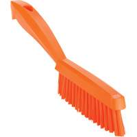 Narrow Hand Brush with Short Handle, Extra Stiff Bristles, 11-4/5" Long, Orange OSI Industrial Sales