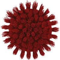 HyDrive Round Drill Brush, Extra Stiff Bristles, 3-1/10" Long, Red OSI Industrial Sales