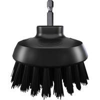 HyDrive Round Drill Brush, Extra Stiff Bristles, 3-1/10" Long, Black OSI Industrial Sales